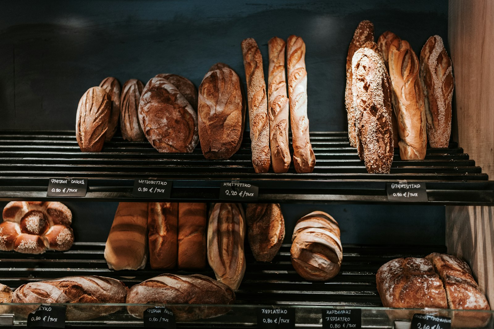 Pane artigianale sul bancone